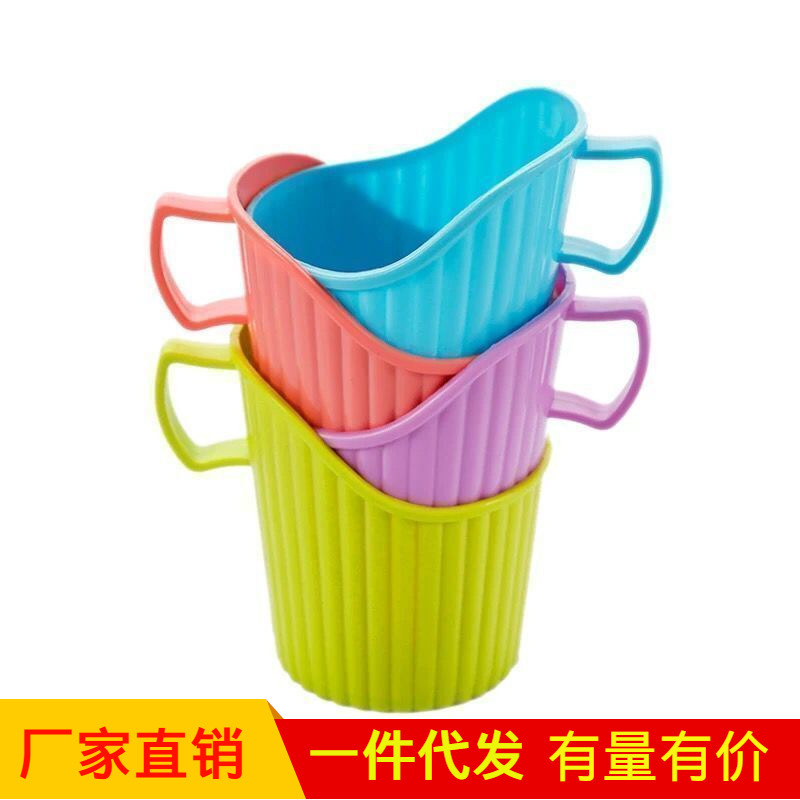 家用一次性纸杯杯托办公室塑料杯套开水隔热防烫加厚杯托杯架杯套