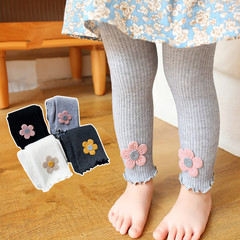 Cross-border children's leggings spring and autumn thin style outer wear foreign style new children's leggings small and medium-sized children's baby pants