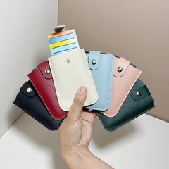 ラミネート式隠れ家引き出しカードケース収納マルチホルダーpuレザーバックル付き引き出し式名刺入れ収納カードケース