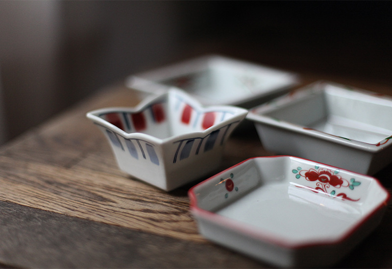 Mini small flavored disc day -style ceramic seasoning disk Creative…