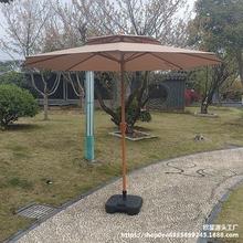 户外中柱伞阳台休闲庭院伞太阳沙滩伞直杆摇手防雨广告摆摊遮阳伞