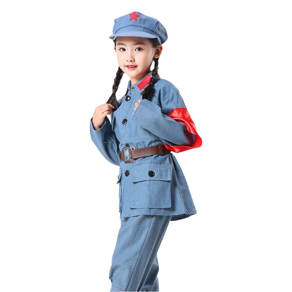 Children's Day Red Army Eighth Route Army New Fourth Army clothing Long March anti-Japanese War costume drama performance stage play clothes