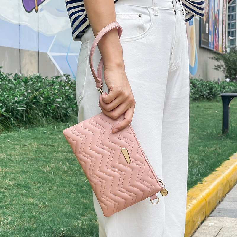 Demi-season fashionable small clutch bag