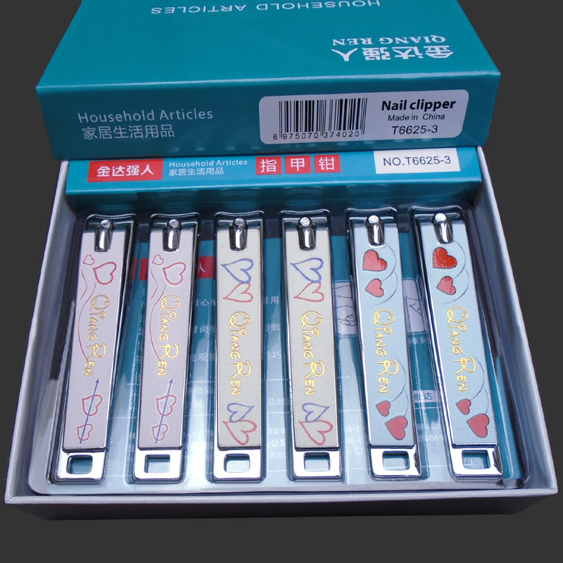 Jinda Qiangmen Boxed Nail Cincers T6625-3 Large Nail Cincers 2022 New Pattern Random Hair