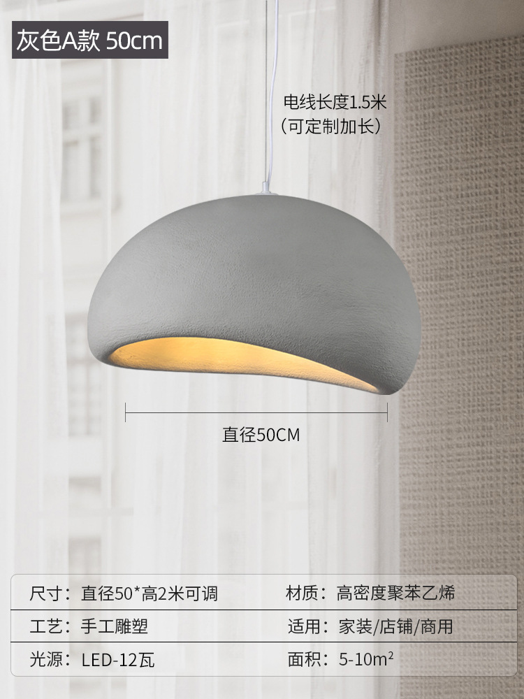 Wabi-Jifeng Candelabro Diseñador Cream Cafe Yuanbao B & B Restaurant