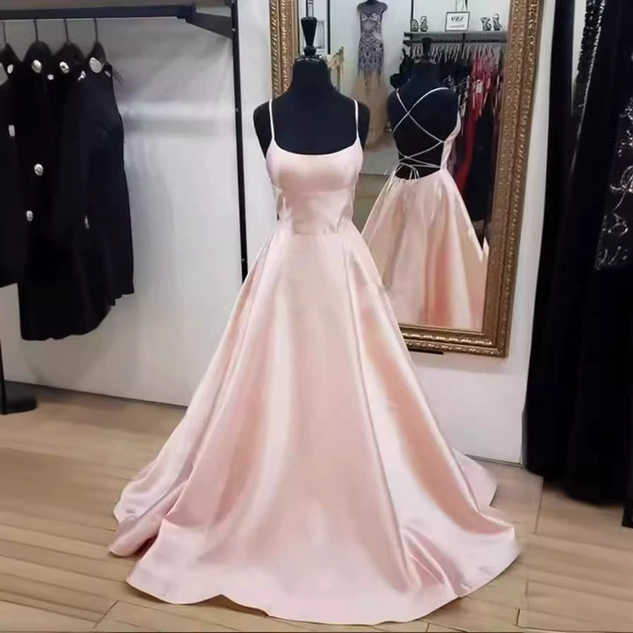 Long elite elegant evening dress, lifting effect