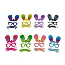 厂家现货 树脂卡通耳朵眼镜胡子套装 半成品配件创意毛球搭配装饰