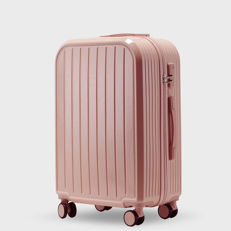 Maleta con ruedas universales, maleta con ruedas para estudiantes, maleta de 20 pulgadas, maleta de viaje, maleta con cerradura de código de embarque, maleta de cuero de gran capacidad.