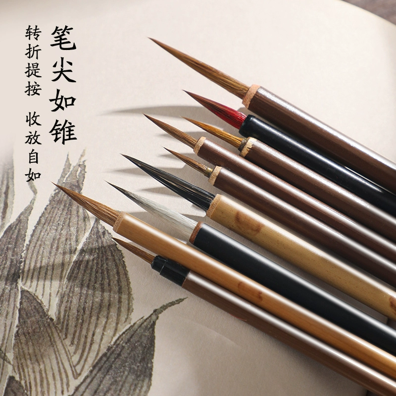 Liner, writing brush, set