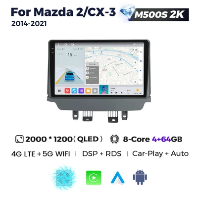 Android Car Navigation System, DVD Navigation - m500s-2k-464-eight-core-full-network-communication-low-configuration-the-original-car-has-no-screen