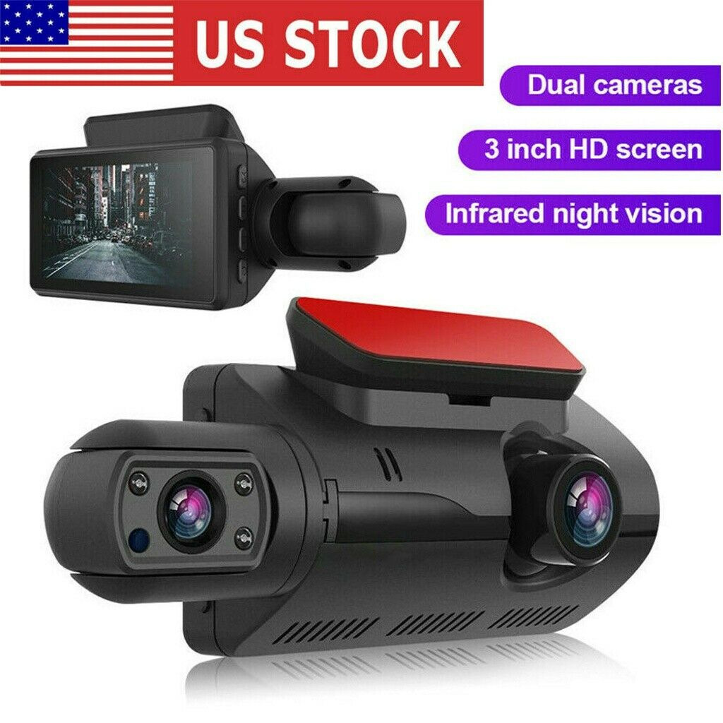A68 hidden HD 360 -degree driving recorder 3 -inch IPS screen front…