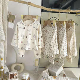 2025儿童秋冬秋衣秋裤女孩家居服套装中小童睡衣内衣套装德绒打底