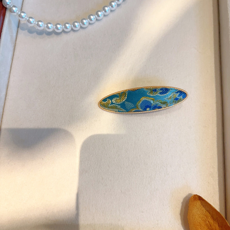 [完成品] 純粋な手作りのシルク宋錦手作りの新しい中国風のレトロな頭飾りヘアピンブローチペンダントネックレスペンダント|undefined