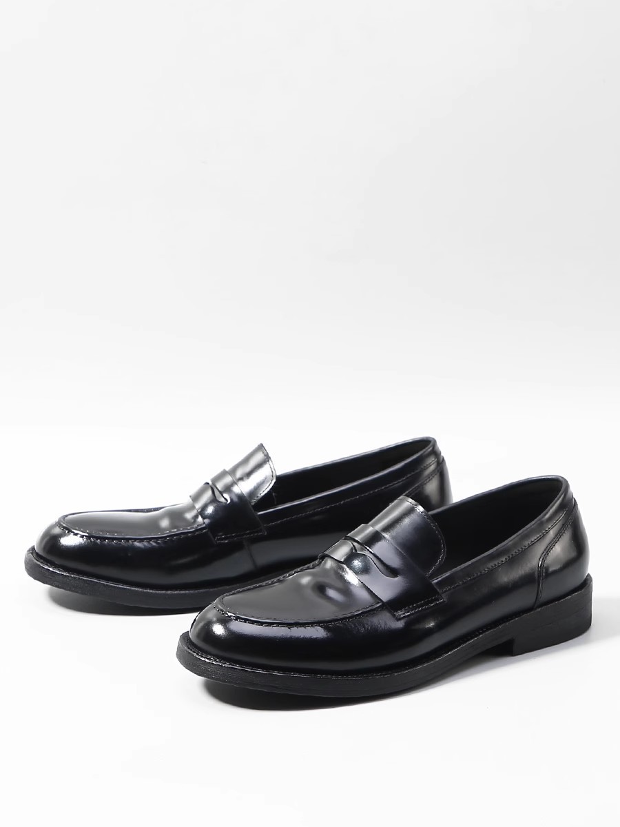 Leather outsole loafers a slip-on wedding shoes Fashion low luxury men's shoes_vogvips.com