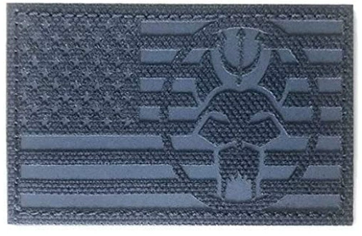 All -Black Seal Assault Team Montelling Chapter Texas Seal Tripidal Magic Magic Rider Infrared Night Visual Anti -Light Sticker