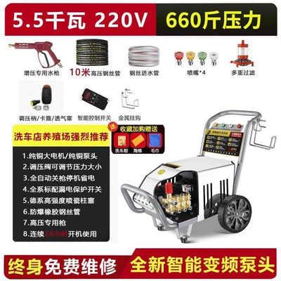 Gun Cleaning Machine for Car – Car washing machine - duoduo-straight-hair-black-cat-9999w-55-kw220v-330kg-pressure-10m