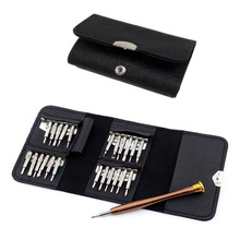25合一多功能螺丝刀皮套组合套装 苹果手机电脑家用拆机维修工具