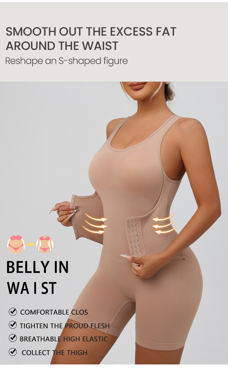 Plus size shapewear-bodysuit för kvinnor med magkontroll_voghion.com