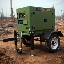 移动拖拽式15KW柴油发电机组TOZ1800ET双缸车载 高原 应急施工