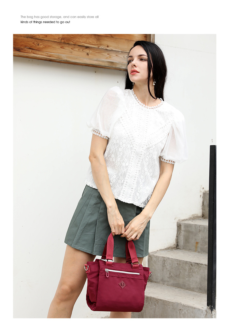 Colorful Fox's new fashionable and versatile casual shoulder bag for women, a large-capacity multi-layer simple crossbody bag undefined