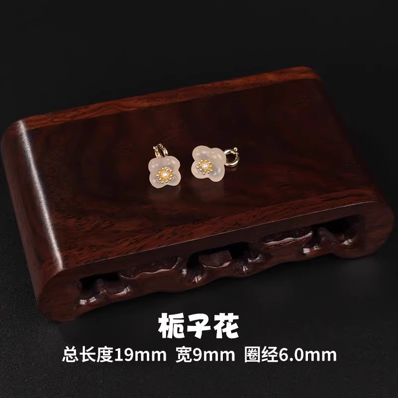 天然水晶アクセサリー 蓮の実型小ペンダント 和田玉小ペンダント飾り 小滴溜手飾りDIYアクセサリー|undefined