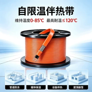 电伴热带ZXW 自限温防冻阻燃保暖低温中温加强防爆加热带加工定制