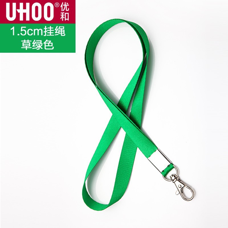 Youhe6742 tarjeta de trabajo cubierta de cuerda de acero inoxidable gruesa hebilla de cuerda de langosta impresión de tarjeta de trabajo de 1.5 ancho