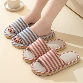 家居棉鞋;塑料拖鞋;亚麻拖鞋