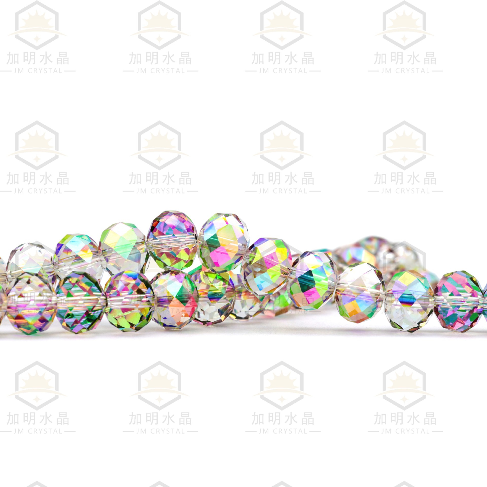 2 / 3 / 4 / 6 / 8 / 10MM imitación de Swarovski K9 buca austriaca ábaco de perforación de cristal de cristal image 18