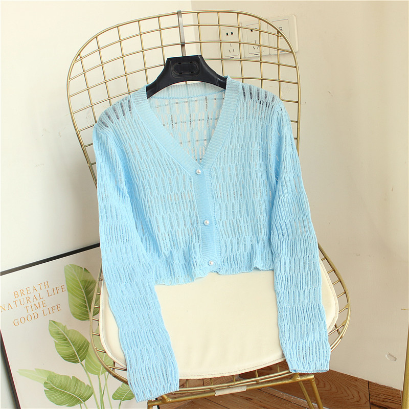 Summer fashionable silk cardigan