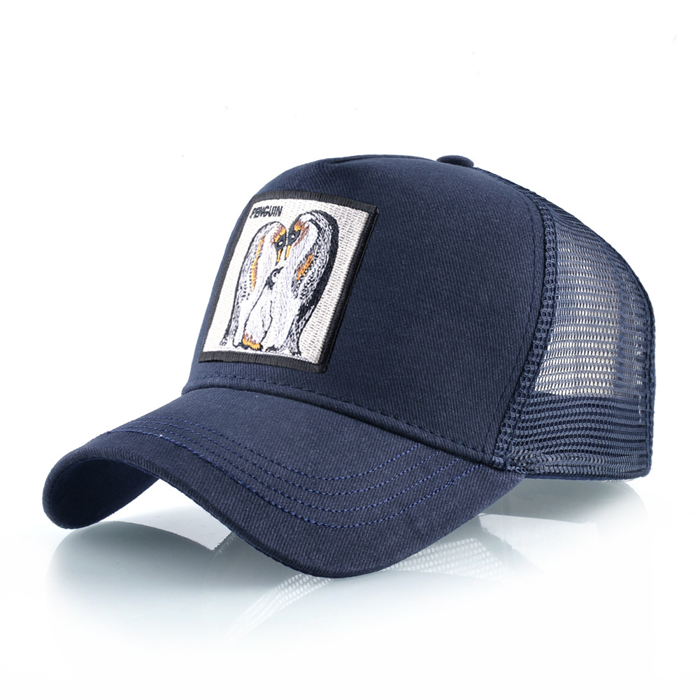 Hat Men's Cloth Embroidered Baseball Cap Mesh Cap Duck Cap Street Fashion Animal Mesh Cap_voghion.com