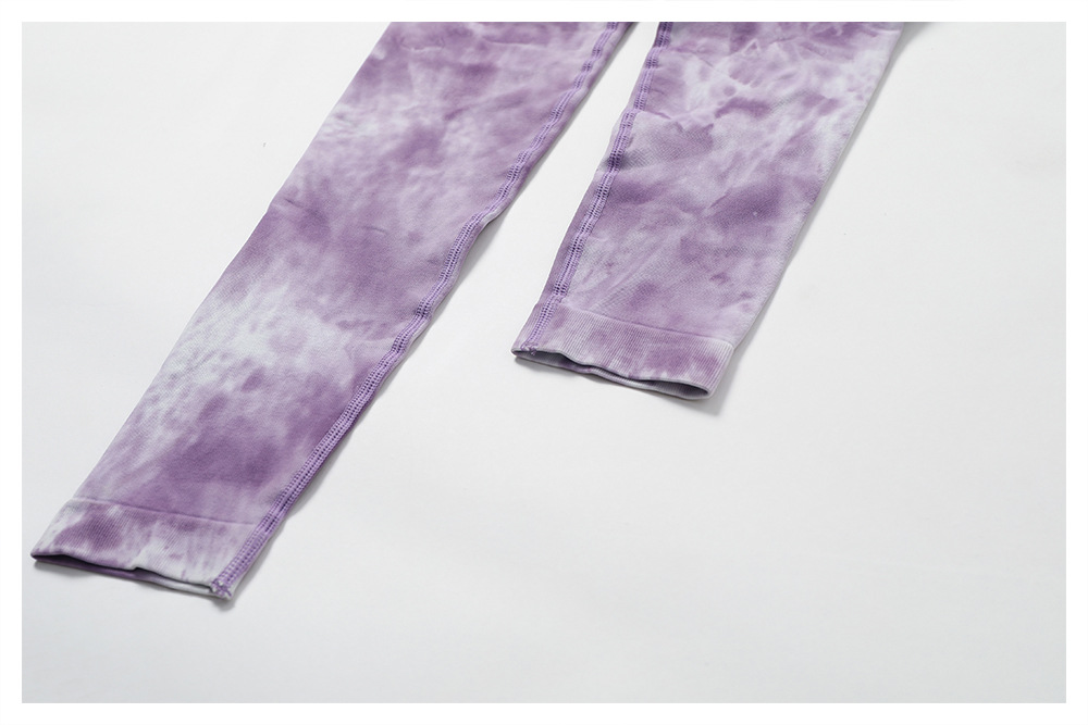 Simple Style Tie Dye Nylon Spandex Active Bottoms Leggings display picture 35