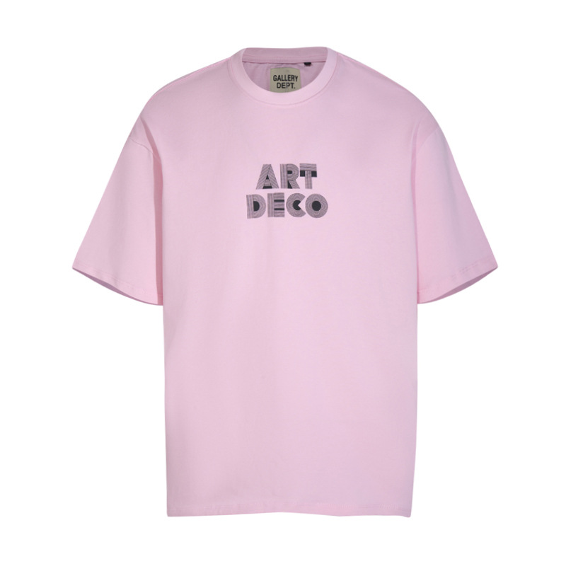 Camiseta de manga corta con estampado Gallery Dept de marca de moda para hombres y mujeres