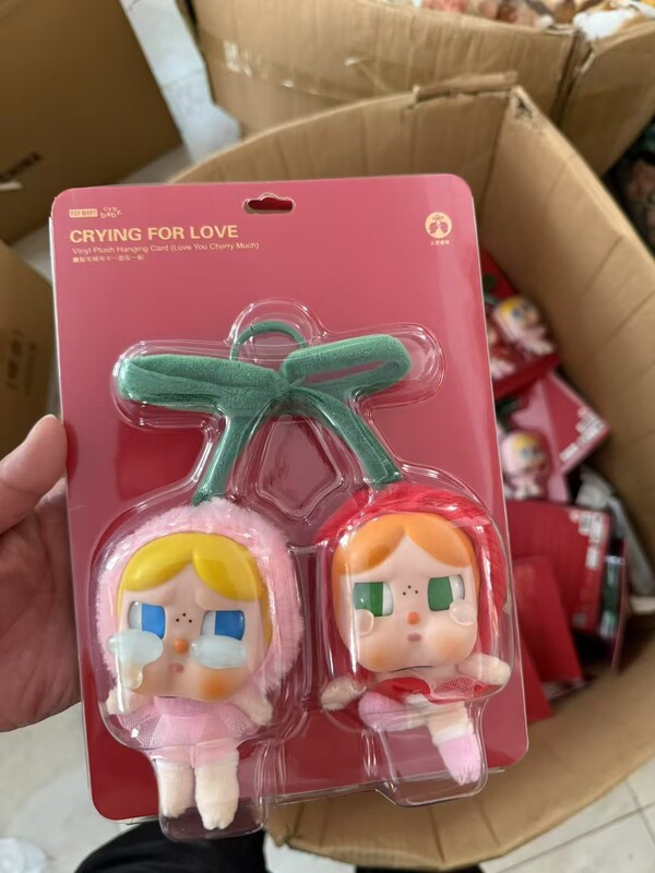 Labubu森林童话系列盲盒搪胶毛绒鸭鸭精致手办潮玩公仔玩具小黄鸭|undefined