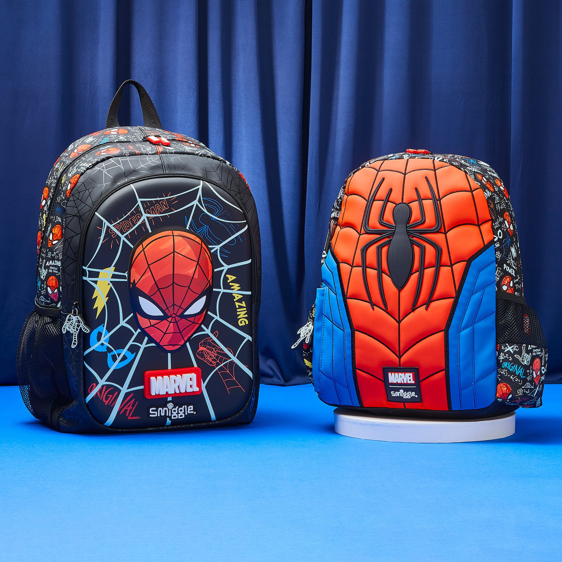 Australia smiggle Spiderman mochila escolar escuela primaria mochila bolsa de comida juego de papelería bolsa de lápices billetera taza de agua