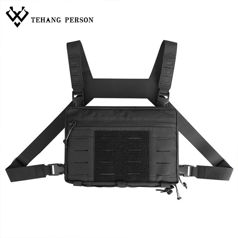 Tactical functional chest bag crossbody bag workwear shoulder bag men's chest bag waist bag functional style new quick release lightweight