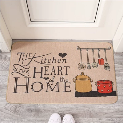 quick-drying, non-slip, easy to maintain, Avtomobil döşəmə paspasları - home-4060cm-linen