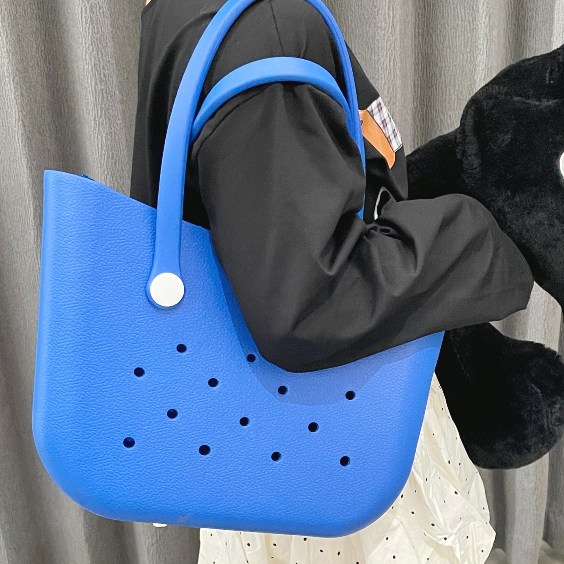 1696g Weight Open Closure Type Double Handle Strap Type Handbag Bags Type Casual, Daily Occasion EVA Material Solid Color Pattern All Seasons Season Women's Gender Streetwear Style Square Shape Women's EVA Solid Color Streetwear Square Open Handbag 24