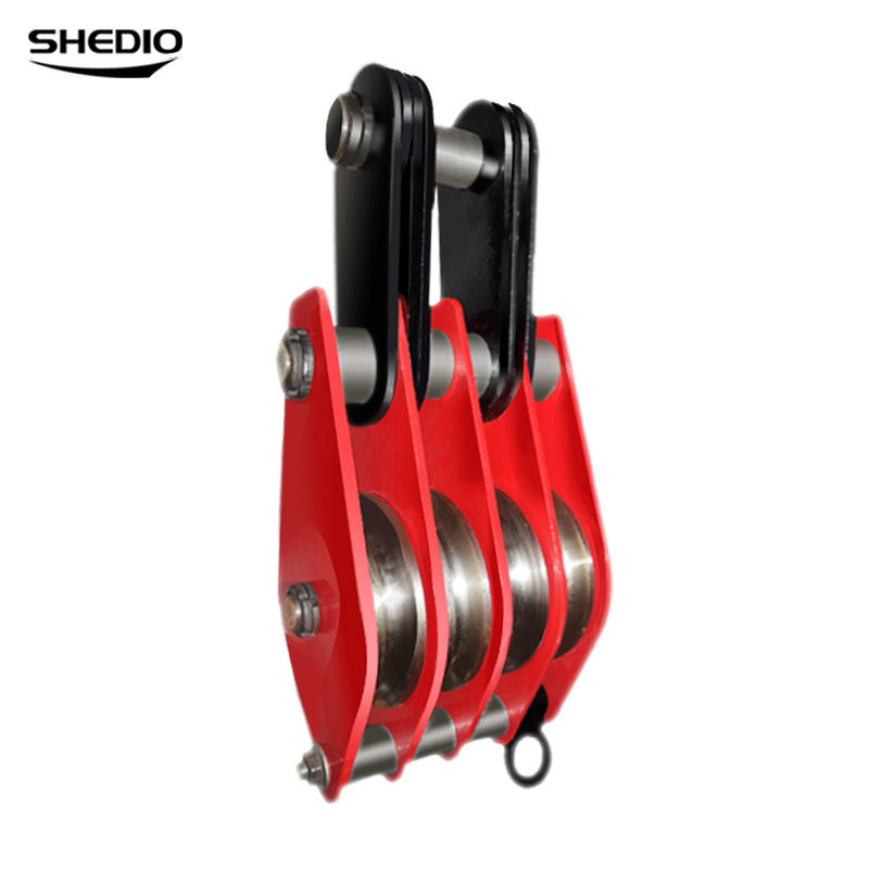 四轮吊钩起重滑车国标起重滑车/动滑轮组/ 多双轮滑车轮起重工具