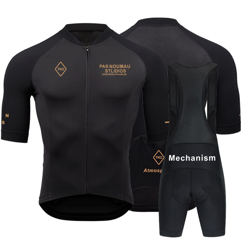 Pas Summer Cycling Suit Short-Sleeved Road Cycling Jersey Top Milk Silk Sweat-Wicking Breathable Quick-Drying