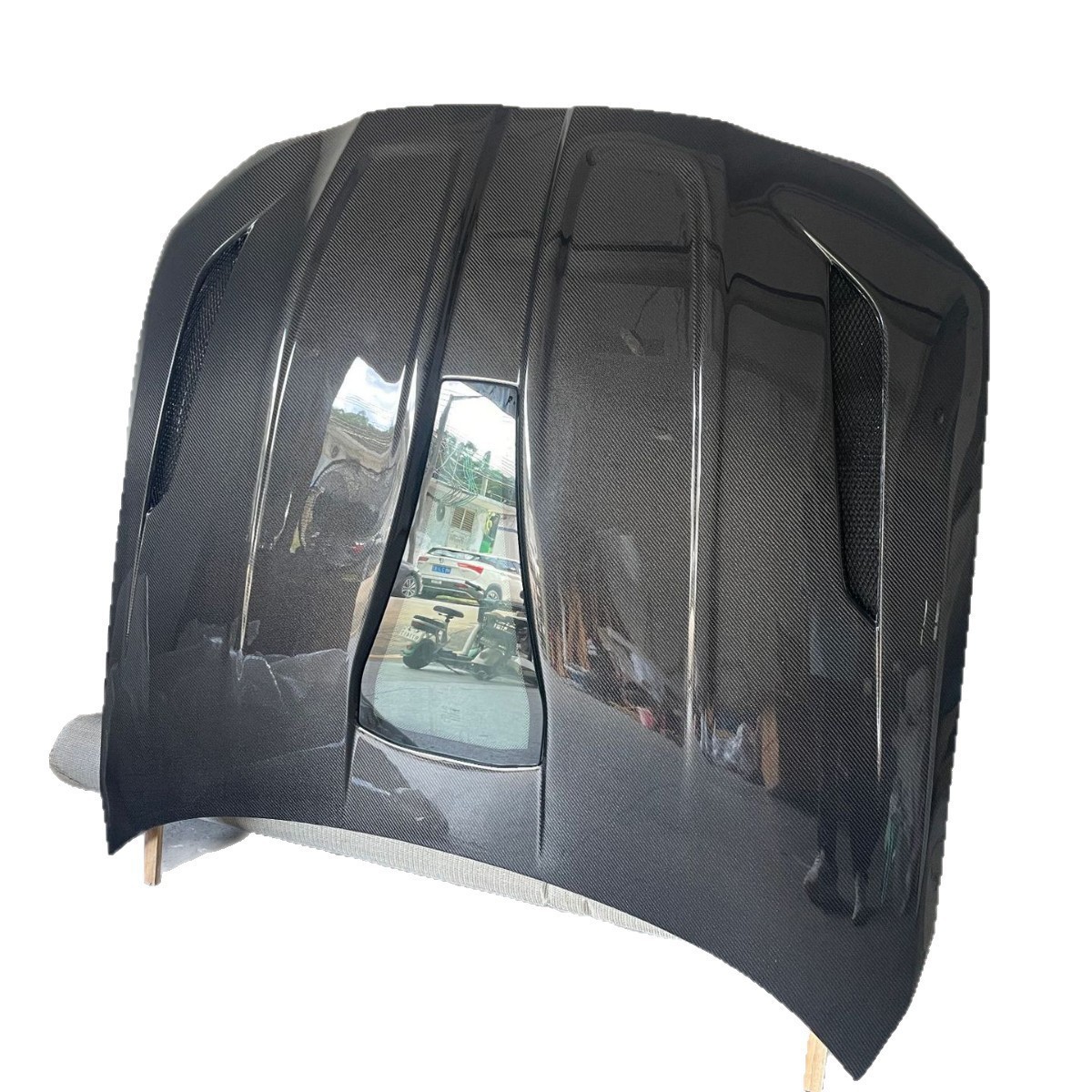 Suitable for Bmw M3 M4 Carbon Fiber Hood Imp Model Transparent Engine Hood G80 G82 Engine Hood Front Hood