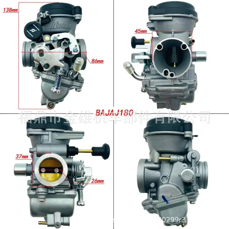 Motorcycle carburetor applicable BAJAJ180 Pulsar180 Rouser 180 180CC 200CC manual