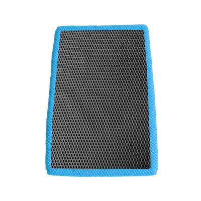 cleaning clay cloth, clay gloves: Car cleaning tools - hollowed-out-clay-surface-grid-pattern-clay-gloves-in-royal-blue