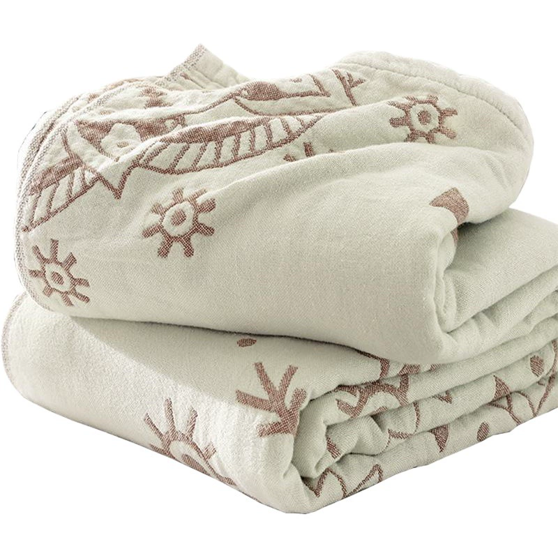 2019 новый японский четырехъярусный толстый марлевый одеяло хлопчатобумажное одеяло диване мягкое полотенце весной и летом толстые простыни