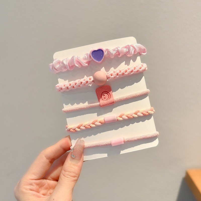 Juego de 5 piezas rosa