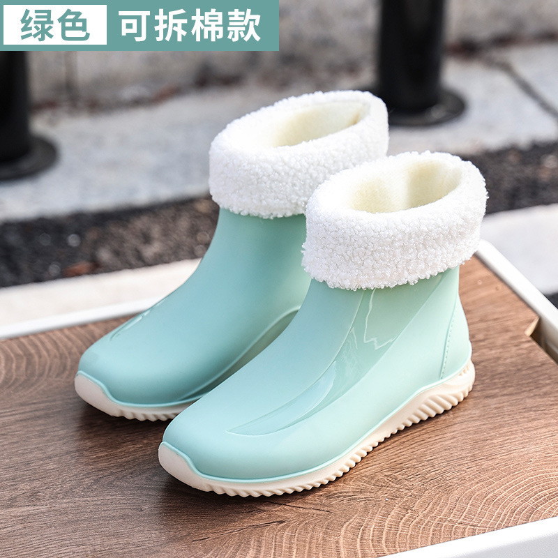 Botas de lluvia de mujer zapatos de lluvia de mujer 2023 nuevas botas de lluvia de barril alto para mujeres comercio exterior de Corea del Sur al por mayor transfronterizo
