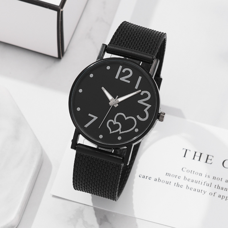 Daily Occasion Casual Solid Color Buckle Quartz Women's Watches