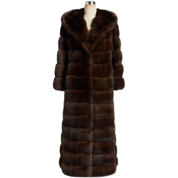 With hood, long, 108cm