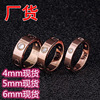 [Factory goods]Manufactor goods in stock Calgary Ring Titanium Europe and America Fashion Network Stainless steel personality Trend Jewelry