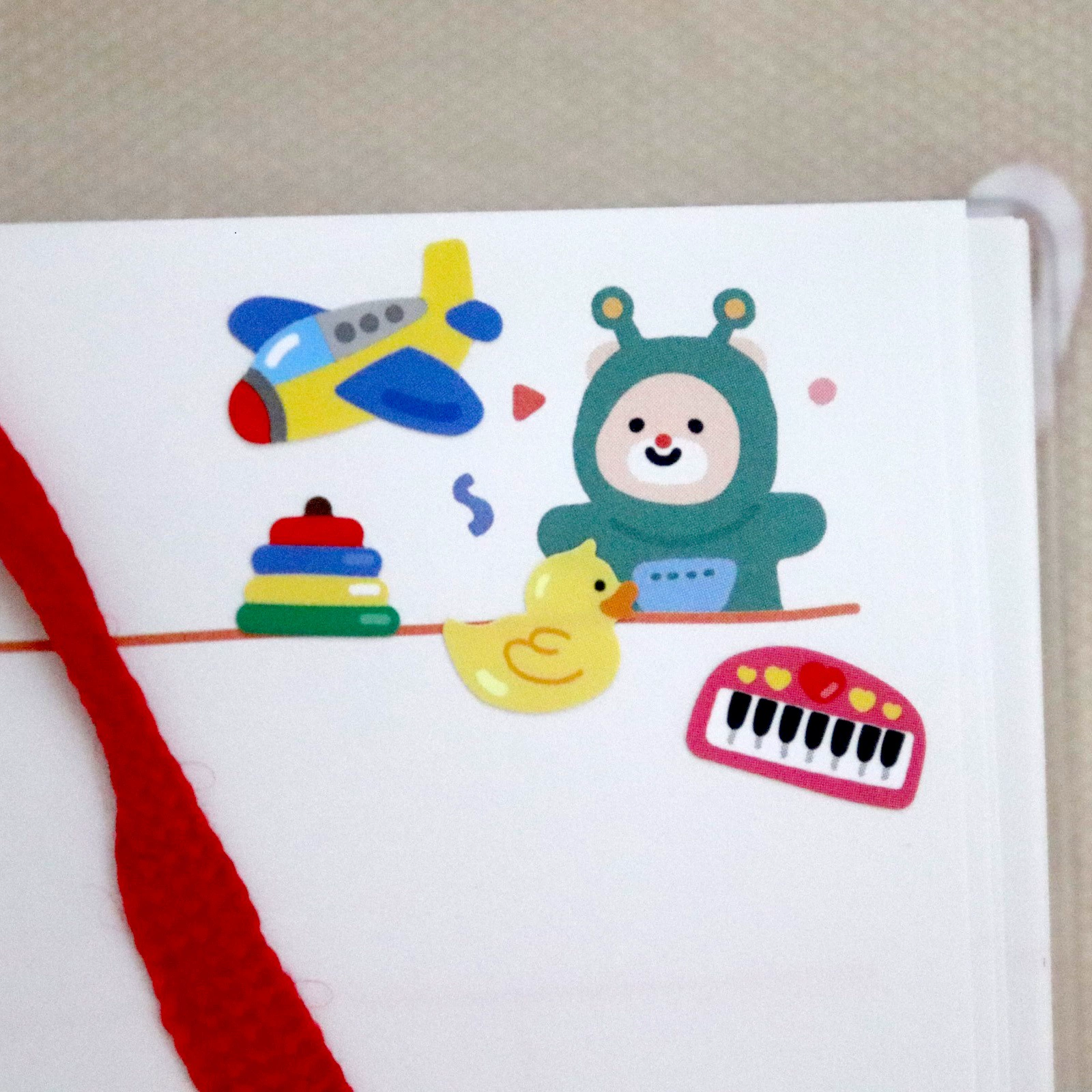 Кросс-бордер Южная Корея BONITO Игрушки Мир B6058 Paper B6129 Bubble Cute Bear Decoration Handbook stickers